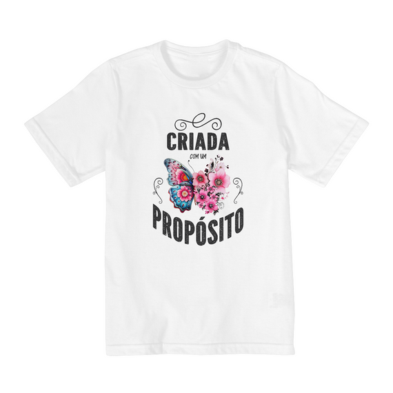 CAMISA QUALITY INFANTIL 2 A 8 | CRIADA COM PROPÓSITO