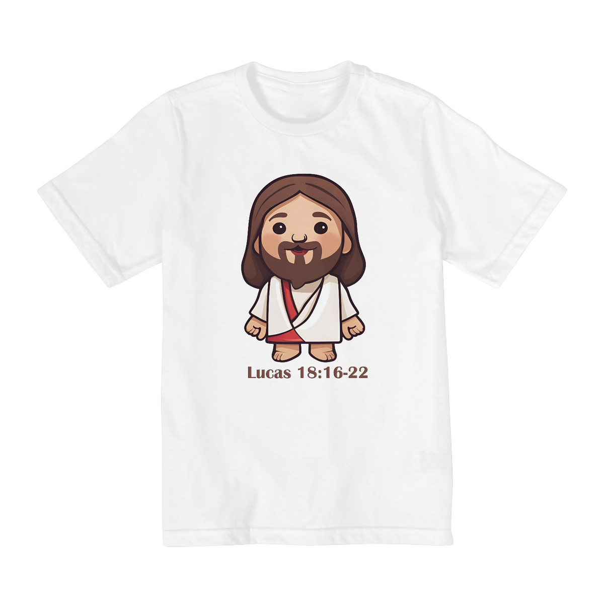 Nome do produto: CAMISA QUALITY INFANTIL 2 A 8 | LUCAS 18:16-22