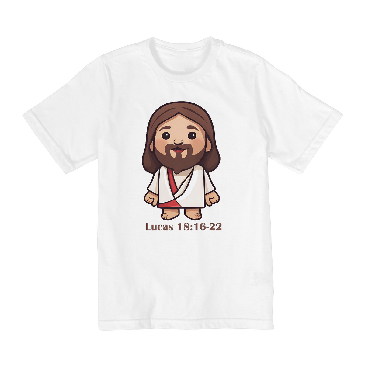 Nome do produto: CAMISA QUALITY INFANTIL 10 A 14 | LUCAS 18:16-22