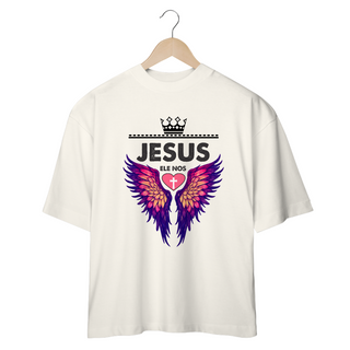 Nome do produtoCAMISETA OVERSIZED | JESUS - ELE NOS AMOU