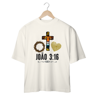 Nome do produtoCAMISA OVERSIZED | JOÃO 3:16