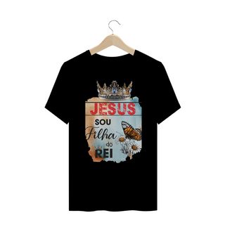 Nome do produtoCAMISA PLUS SIZE | JESUS - SOU FILHA DO REI