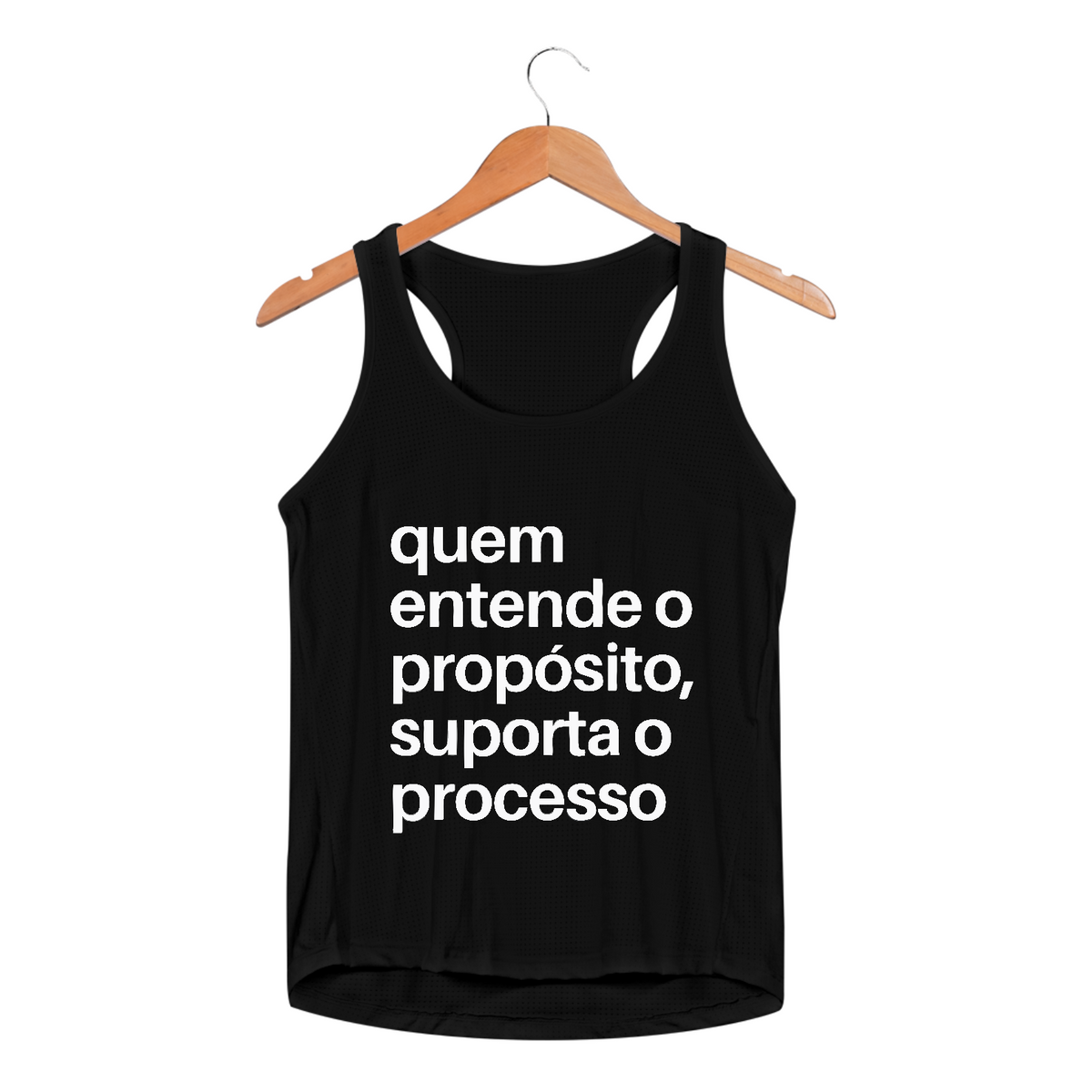 Nome do produto: REGATA FEMININA SPORT DRY UV | QUEM ENTENDE O PROPÓSITO, SUPORTA O PROCESSO