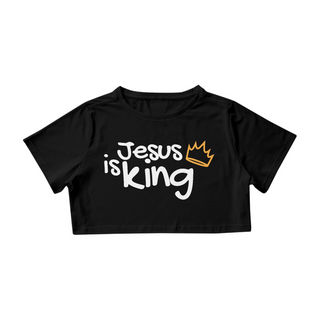 Nome do produtoCAMISA CROPPED | JESUS IS KING