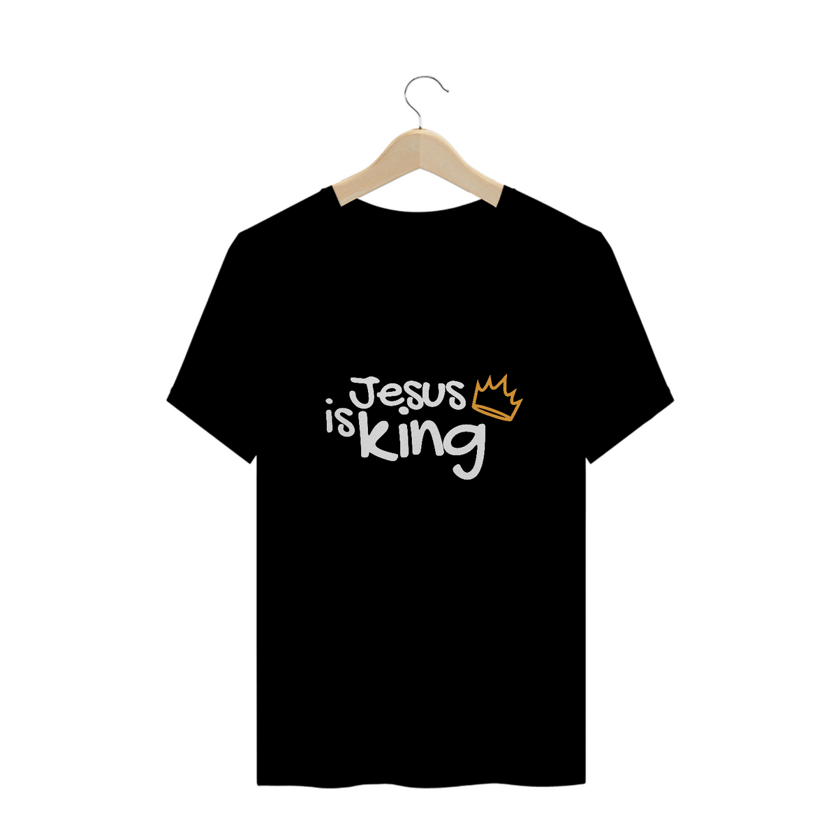 Nome do produto: CAMISA PLUS SIZE | JESUS IS KING