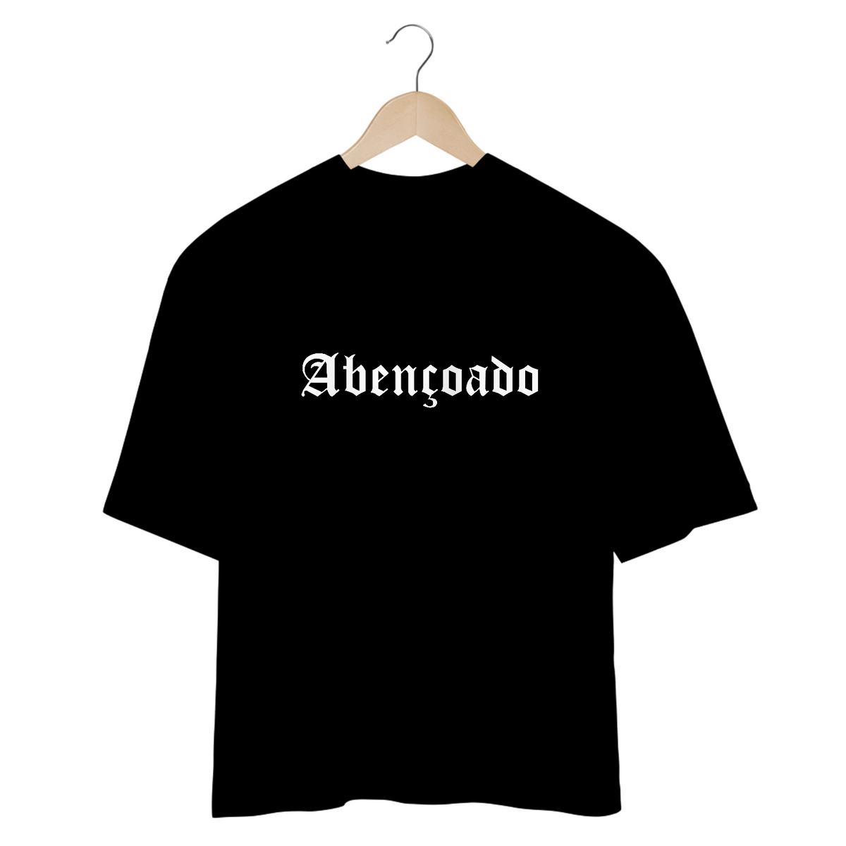 Nome do produto: CAMISETA OVERSIZED | ABENÇOADO