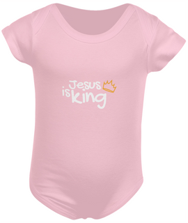 Nome do produtoBODY INFANTIL | JESUS IS KING