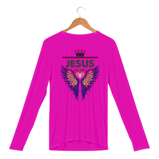 Nome do produtoCAMISA MANGA LONGA SPORT DRY UV | JESUS - ELE NOS AMOU