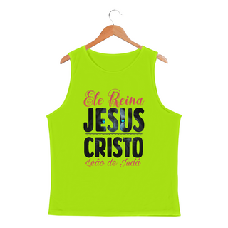 Nome do produtoREGATA MASCULINA SPORT DRY UV BABY LONG SPORT DRY UV | ELE REINA JESUS CRISTO LEÃO DE JUDÁ