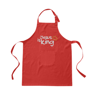 Nome do produtoAVENTAL BRIM | JESUS IS KING