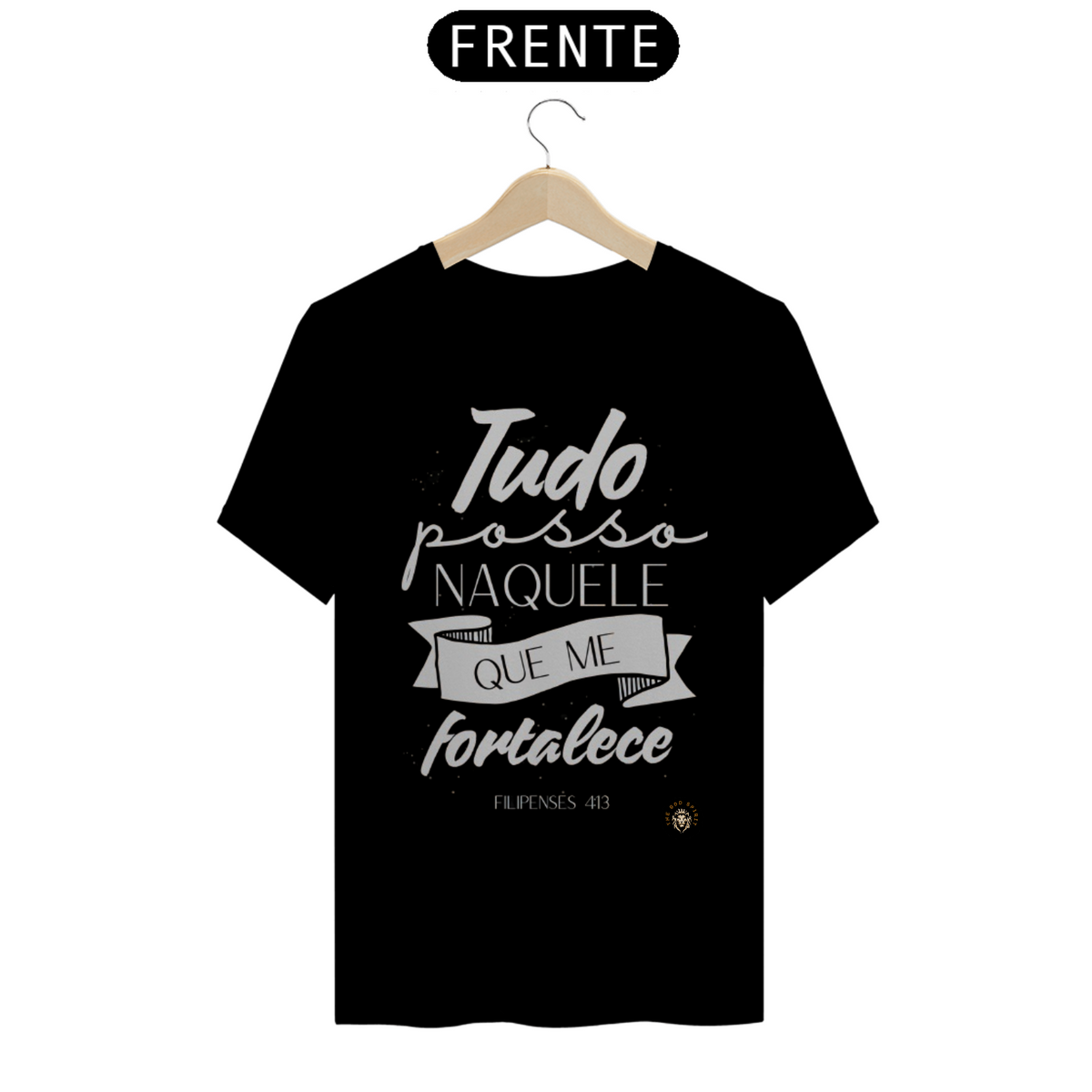 Nome do produto: Camiseta Tudo Posso Naquele que me Fortalece