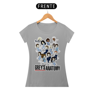 Nome do produtoT-Shirt Feminina Personagens Greys Anatomy