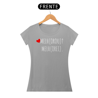 Nome do produtoT-Shirt Melhorou? Melhorei. (coração vermelho)