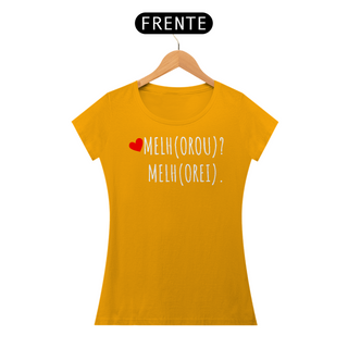 Nome do produtoT-Shirt Melhorou? Melhorei. (coração vermelho)