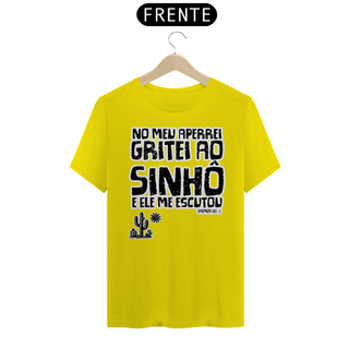 Nome do produtoT-Shirt Masculina No meu aperrei gritei ao Sinhô