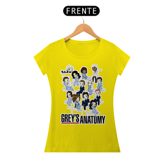 Nome do produtoT-Shirt Feminina Personagens Greys Anatomy