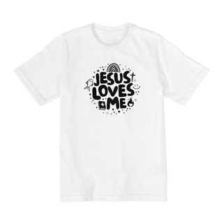 Nome do produtoT-Shirt Infantil Jesus Loves Me