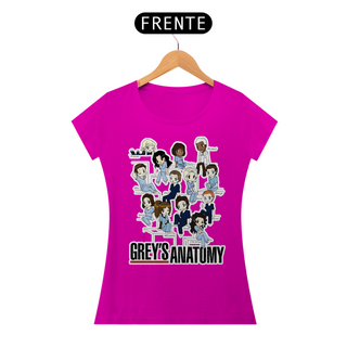 Nome do produtoT-Shirt Feminina Personagens Greys Anatomy