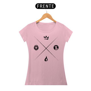 Nome do produtoT-Shirt X Cordeiro e Leão (Estampa Preta)