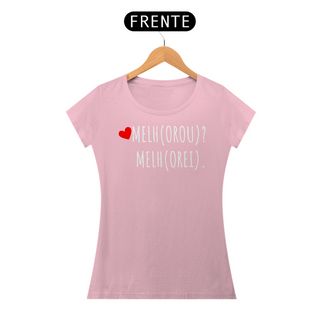 Nome do produtoT-Shirt Melhorou? Melhorei. (coração vermelho)