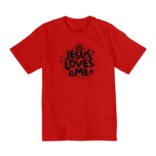 Nome do produtoT-Shirt Infantil Jesus Loves Me