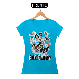 Nome do produtoT-Shirt Feminina Personagens Greys Anatomy