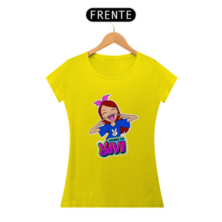 CAMISETA ADULTO FEMININA MUNDO DA VIVI