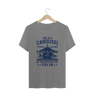 Nome do produtoCamiseta Plus Size Unissex - Carrossel da Vida