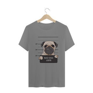 Nome do produtoCamiseta Plus Size Unissex - Pug Delinquente