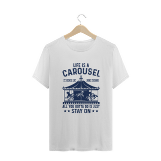 Nome do produtoCamiseta Plus Size Unissex - Carrossel da Vida