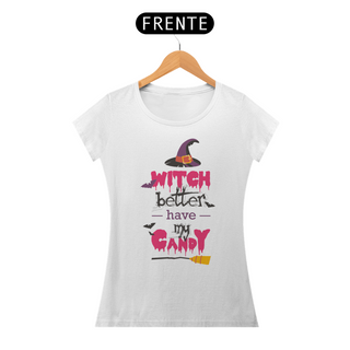 Nome do produtoCamiseta Feminina - Feitiço Doce