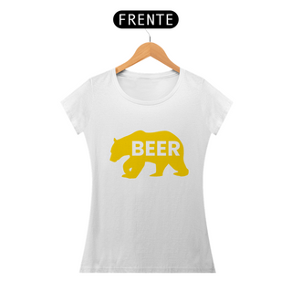 Nome do produtoCamiseta Feminina - Bear Beer