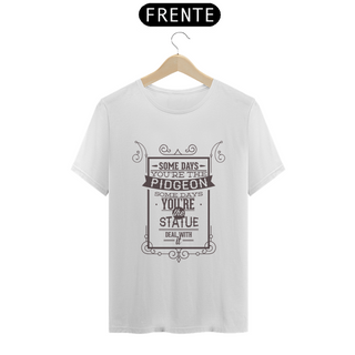 Nome do produtoCamiseta Unissex - Pigeon or Statue?