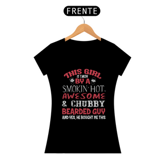 Nome do produtoCamiseta Feminina - Smokin’ Hot Bearded Guy