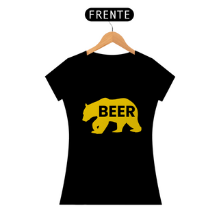 Nome do produtoCamiseta Feminina - Bear Beer