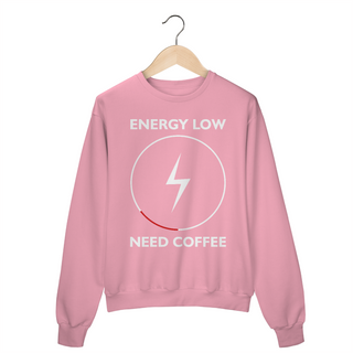 Nome do produtoMoletom Fechado - Energy Low, Need Coffee