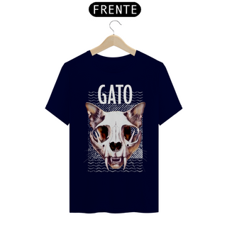 Nome do produtoCAMISETA - CRÂNIO FELINO