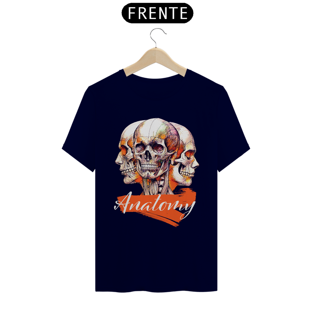 Nome do produto: CAMISETA - O COMPLEXO DA FACE ANATOMIA