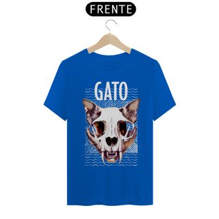 Nome do produtoCAMISETA - CRÂNIO FELINO