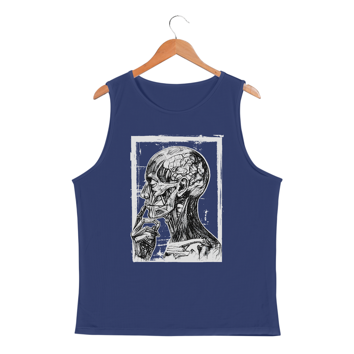 Nome do produto: CAMISETA REGATA DRY UV - ANATOMIA DA FACE