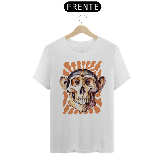 CAMISETA - FACE CRÂNIO MACACO