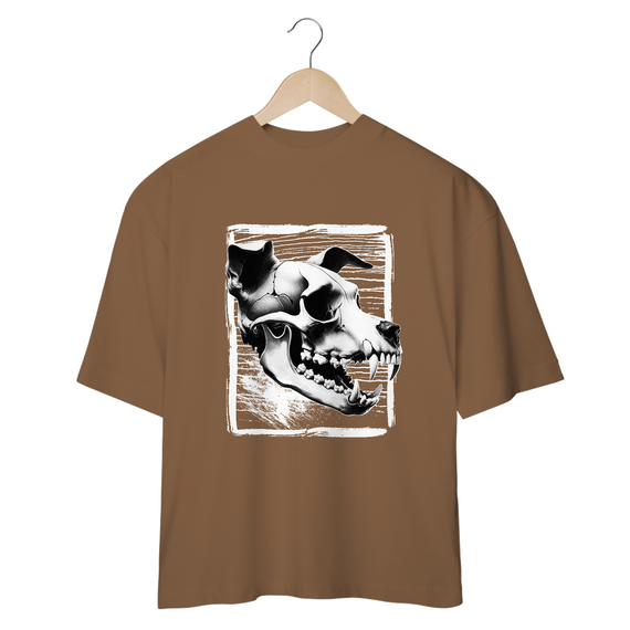 CAMISETA OVERSIZED - CRÂNIO CÃO