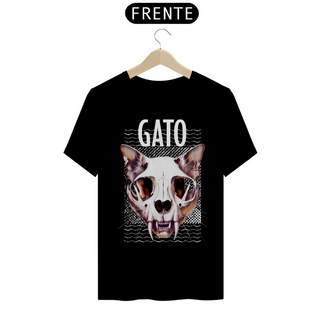 Nome do produtoCAMISETA - CRÂNIO FELINO