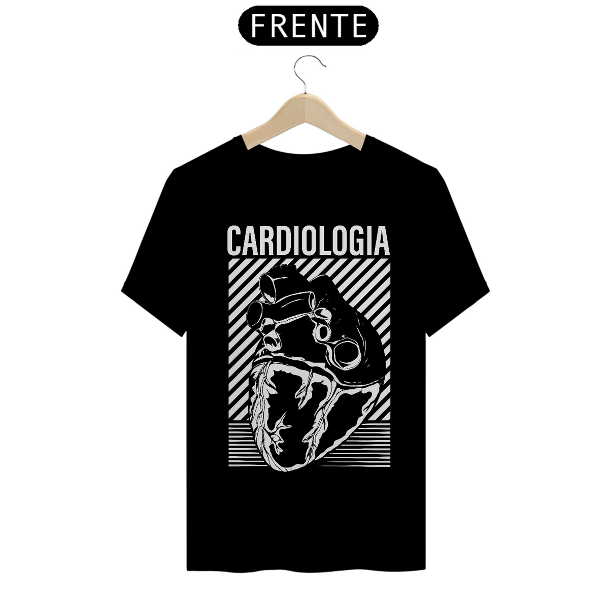 Nome do produto: CAMISETA CARDIOLOGIA