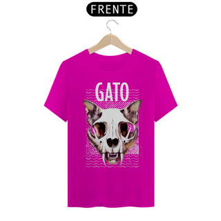 Nome do produtoCAMISETA - CRÂNIO FELINO