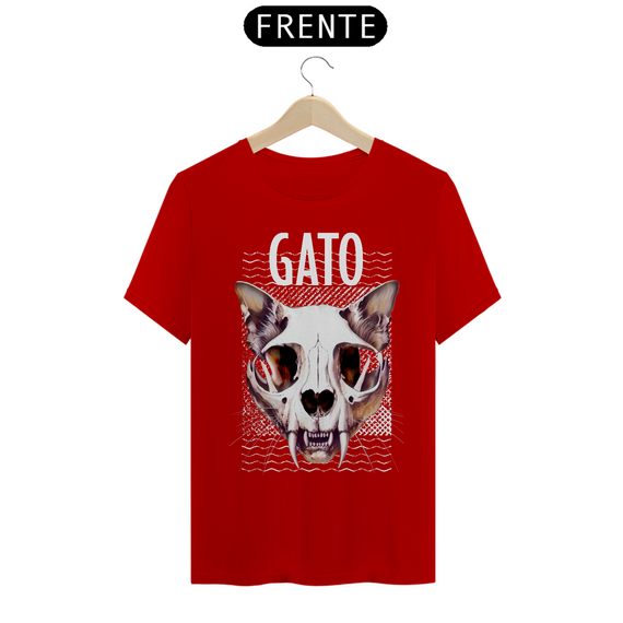 CAMISETA - CRÂNIO FELINO