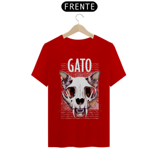 CAMISETA - CRÂNIO FELINO