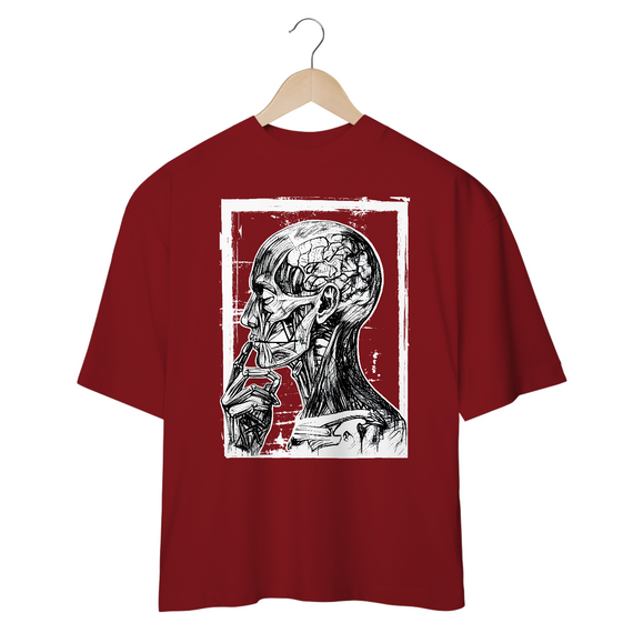 CAMISETA OVERSIZED - ANATOMIA DA FACE