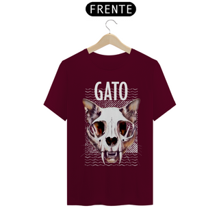 Nome do produtoCAMISETA - CRÂNIO FELINO