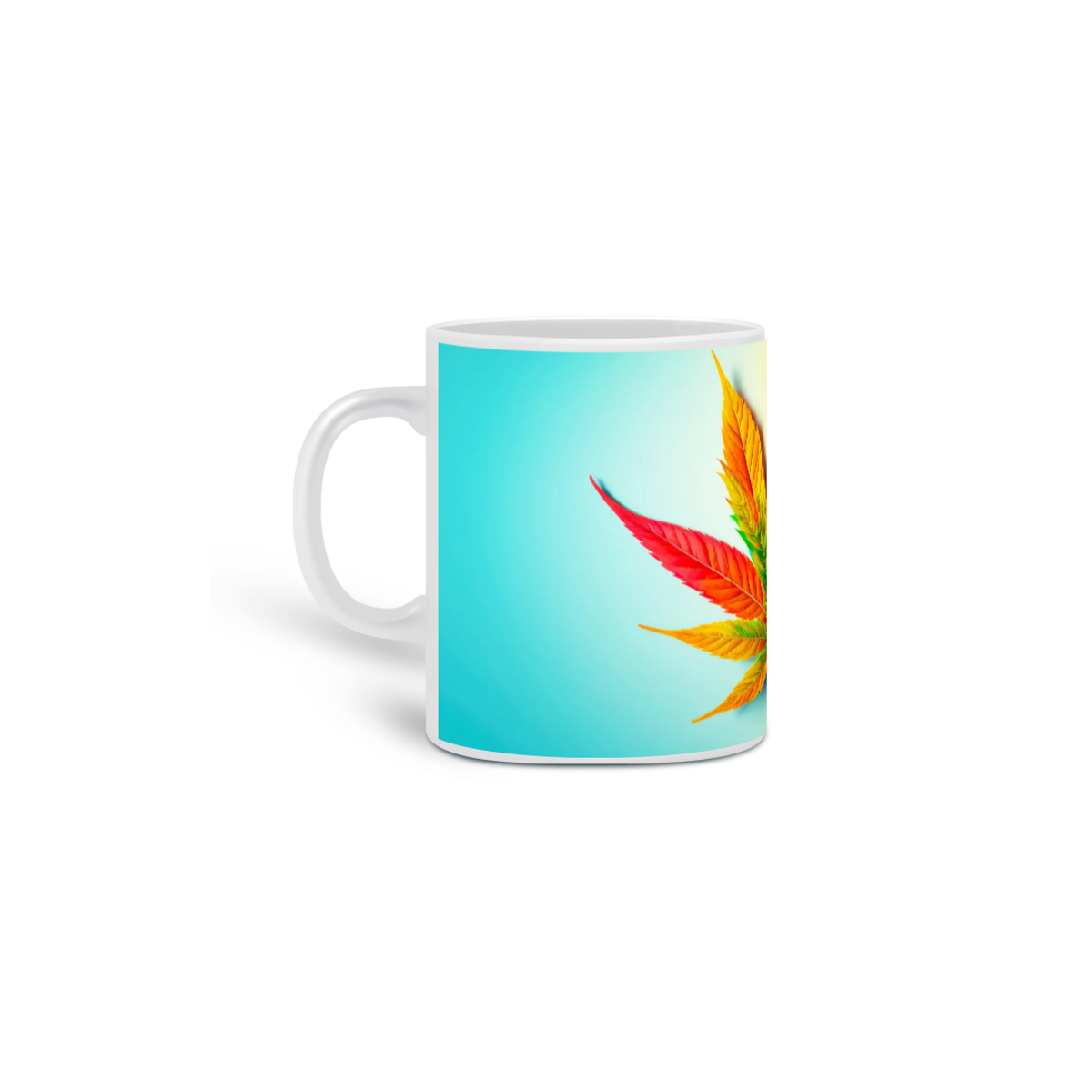 Nome do produto: Caneca Weed Colorida 